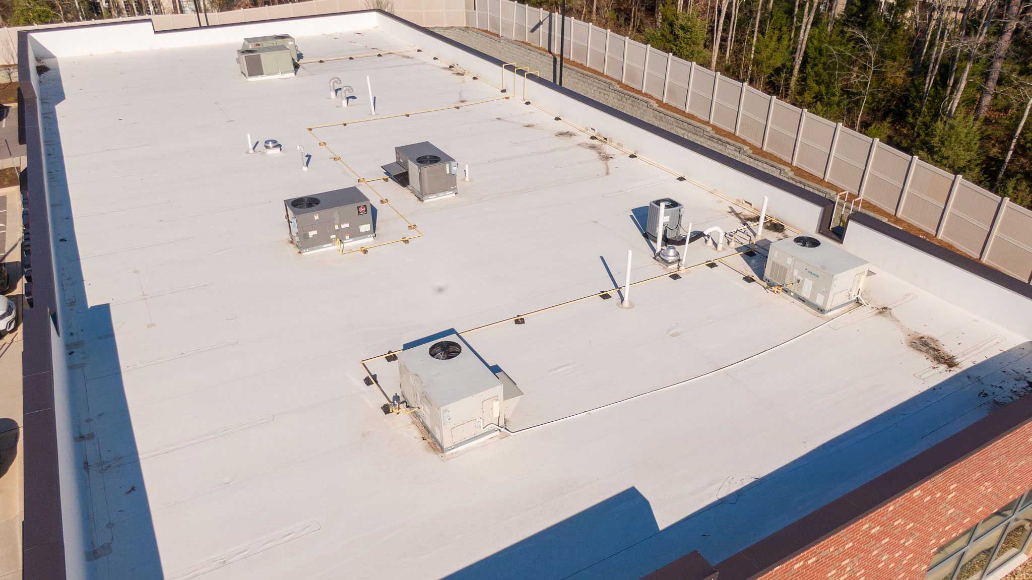 TPO roof installation and flat commercial roofing support