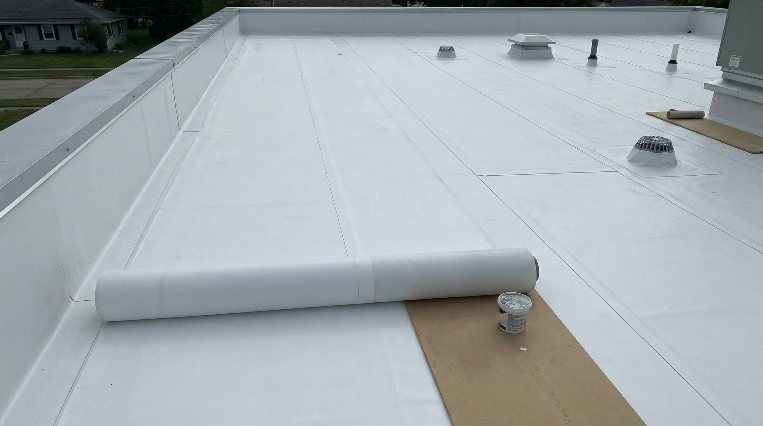 TPO roof repair and commercial roof restoration service